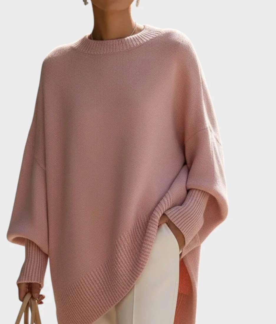 Autumn Winter round Neck Pullover Sweater Women Loose Lazy Solid Color Women Sweater
